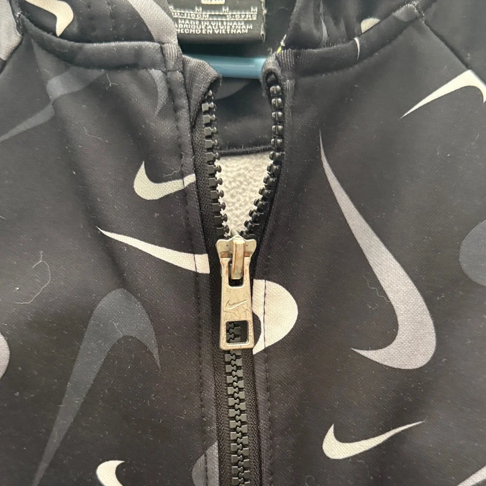 Nike Kids Black and Gray Swoosh Jacket - Picture 6 of 9